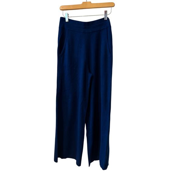 Noname Wide Leg Cashmere Pants Royal Blue S - Picture 2 of 7